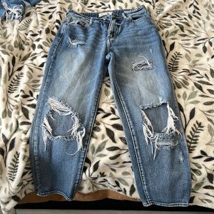 PACSUN ripped mom jeans